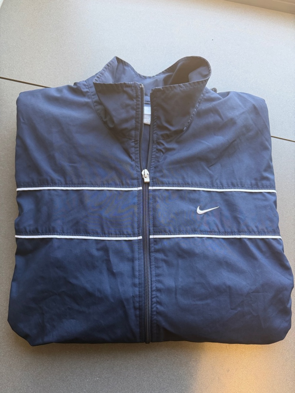 Vintage Y2K Nike Windbreaker Mini Swoosh Track Jacket Adult Size Large